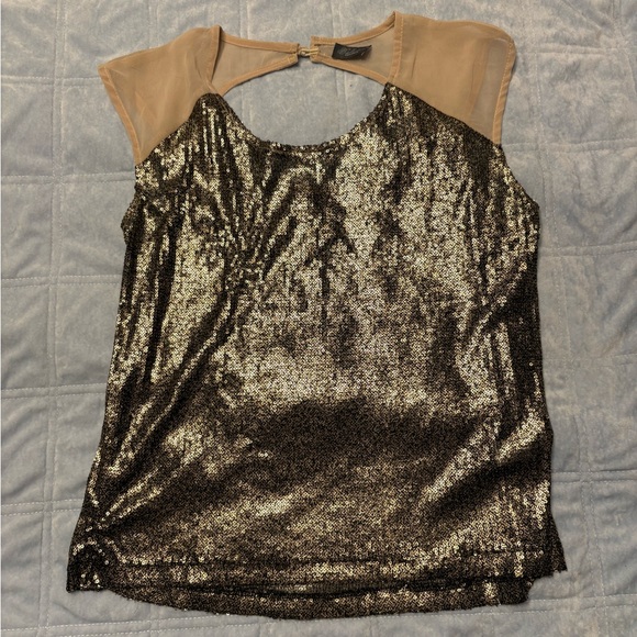 Chic Sequin Women's Blouse size S - Picture 1 of 5